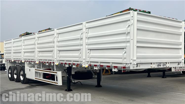 CIMC Tri Axle Side Wall Trailer for Sale In Zimbabwe