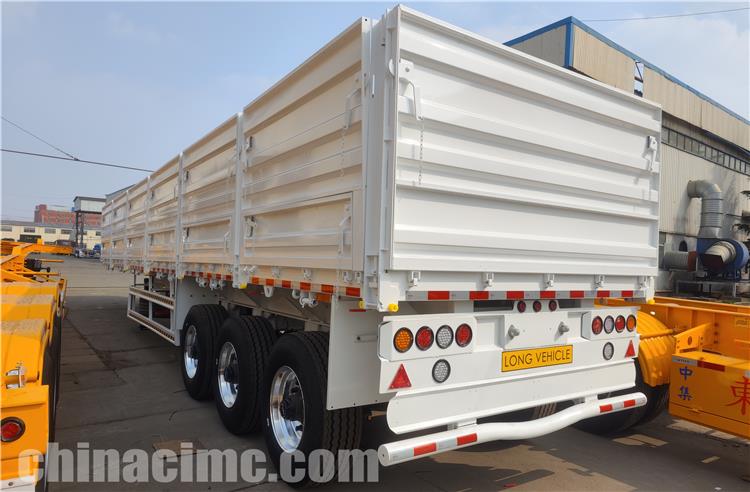 CIMC Tri Axle Side Wall Trailer for Sale In Zimbabwe