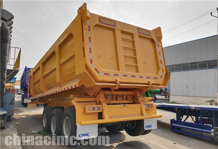 CIMC 3 Axle Dump Trailer will be sent to Sierra Leone