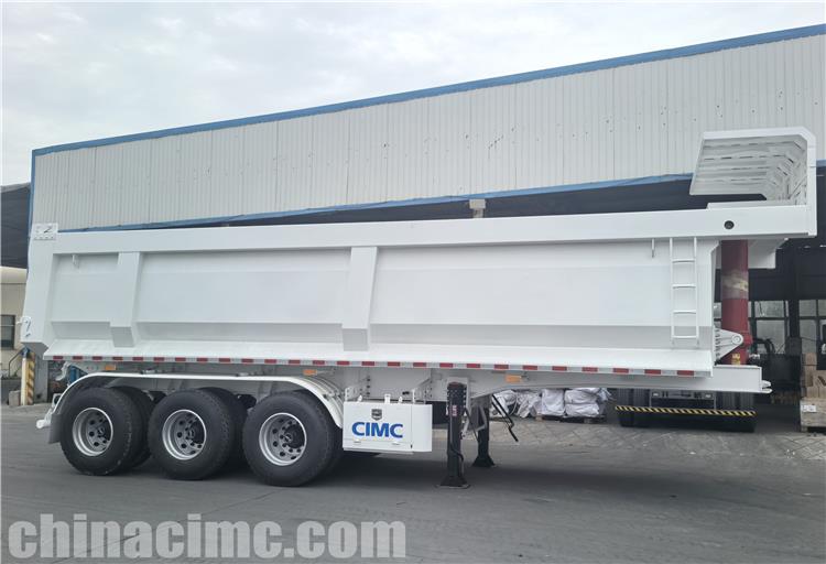 CIMC 3 Axle 60 Ton Dump Trailer for Sale In Sierra Leone