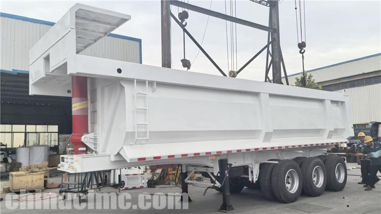 CIMC 3 Axle Semi Tipper Trailer for Sale In Tanzania