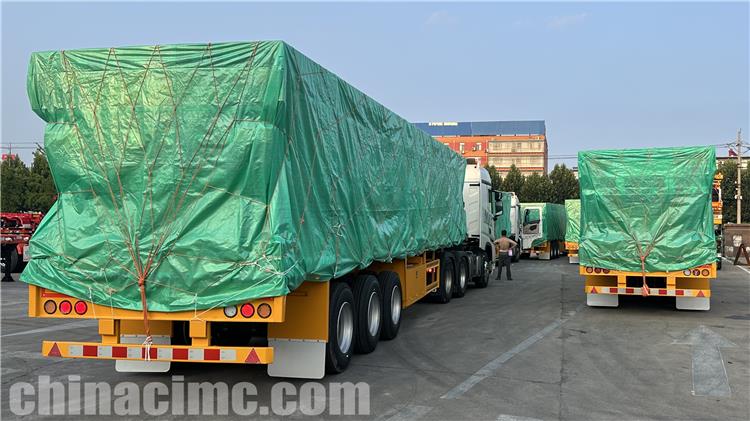 CIMC 40 foot Flat Deck Trailer for Sale In Tanzania