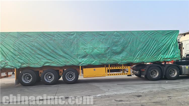 CIMC 40 foot Flat Deck Trailer for Sale In Tanzania