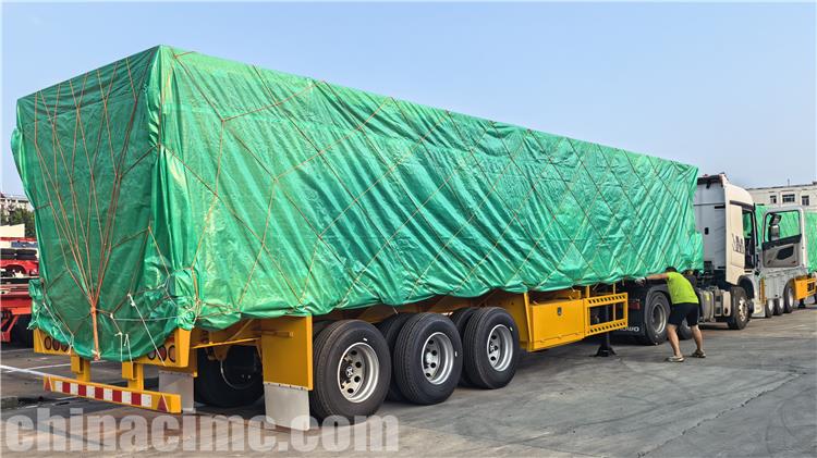 CIMC 3 Axle 40ft Flatbed Trailer for Sale In Guyana