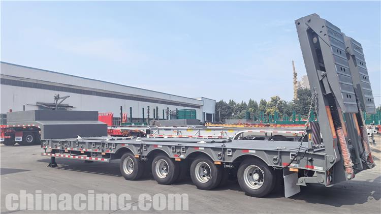 CIMC 4 Axle Low Bed Trailer for Sale In Kenya