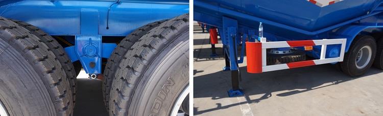 5 Units 35cbm Bulk Cement Tanker Trailer for Nigeria