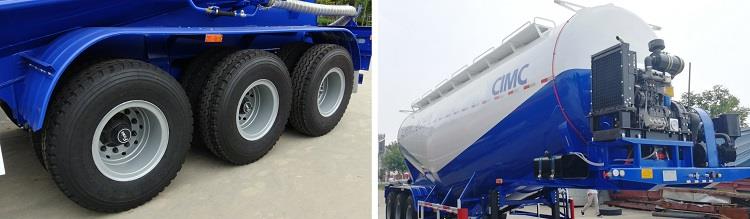 5 Units 35cbm Bulk Cement Tanker Trailer for Nigeria