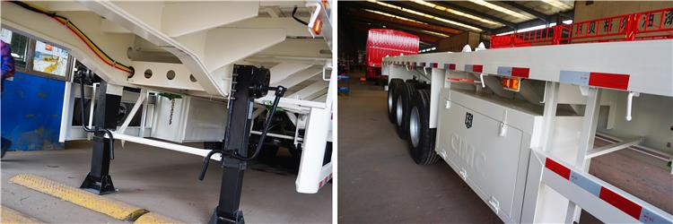 Tri Axle 40ft Shipping Container Trailer for Sale in Mozambique