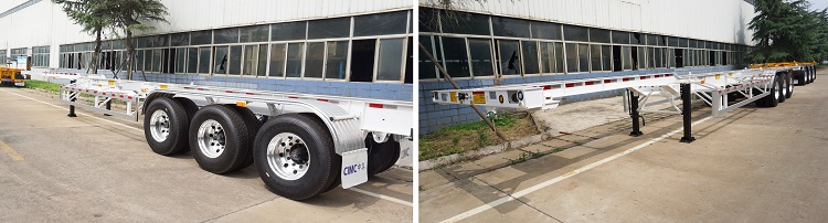 CIMC Multi-Functional 40ft Container Chassis Trailer for Sale in Nigeria