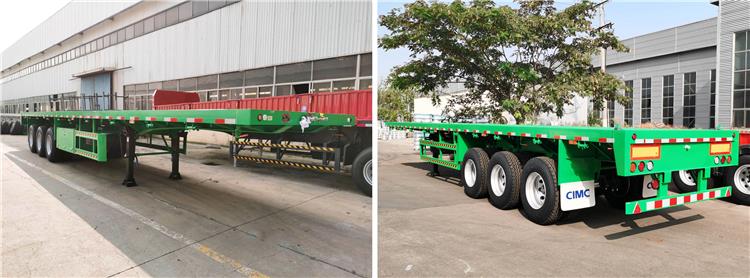 CIMC 3 Axle 40 foot Flatbed Trailer for Sale in Rwanda