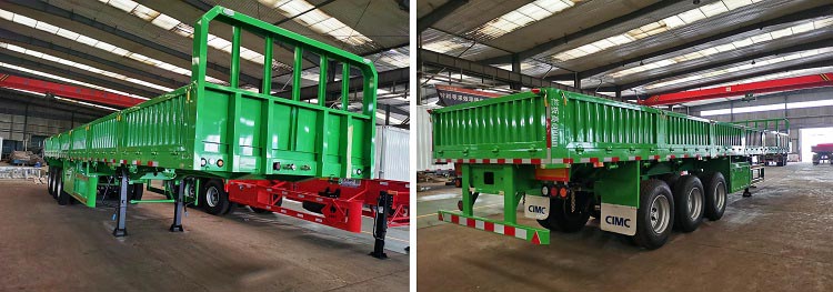 CIMC Sidewall Drawbar Trailer for Sale