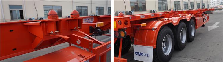  CIMC Container Skeleton Trailer for Sale in Mauritania