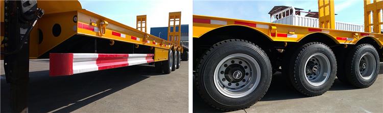 CIMC 80T Semi Low Bed Trailer for Sale in Senegal