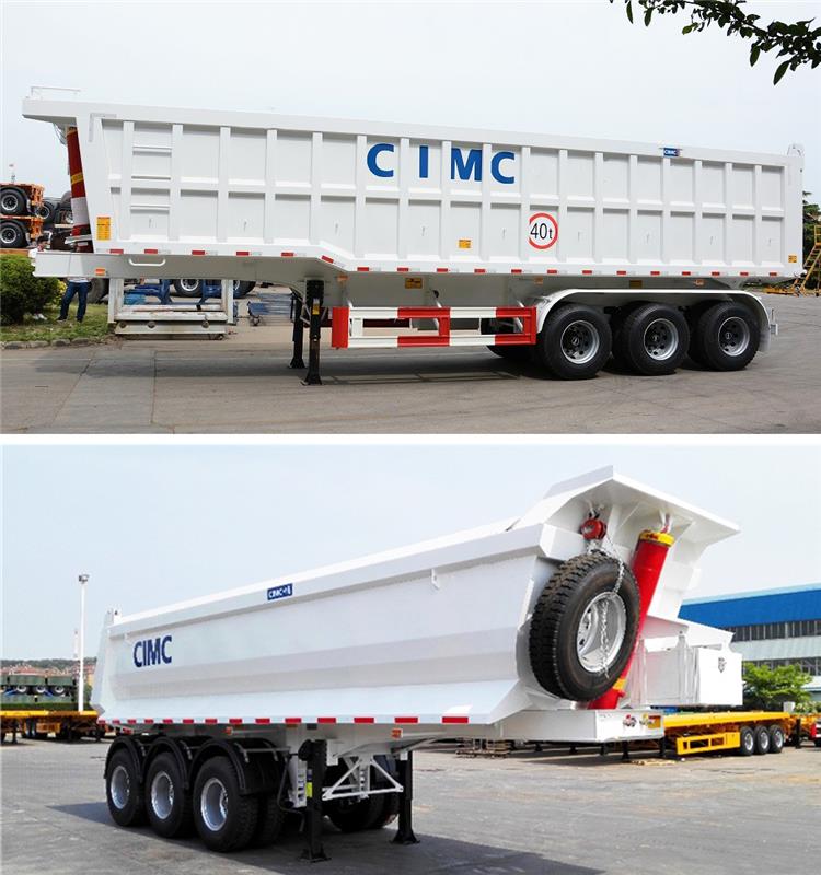 Different types of end dump trailer