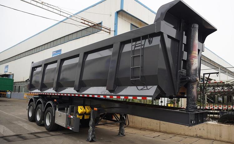 CIMC 50 Ton 3 Axle End Dump Trailer for Sale in Mozambique