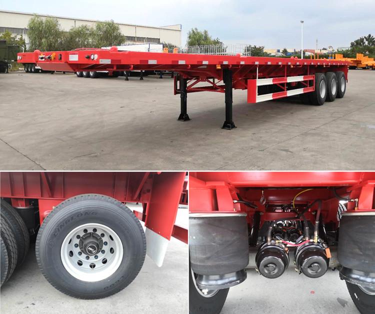 CIMC Triaxle Flat Bed Trailer for Sale in Nigeria