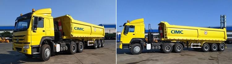 80 Ton Tipper Semi Trailer for Sale Manufacturer