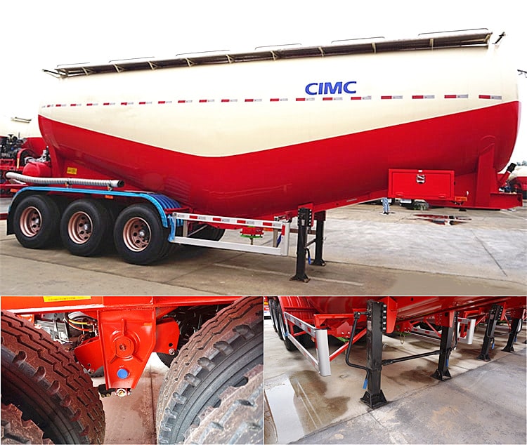 CIMC 40cbm Bulk Cement Trailer for Sale in Kenya
