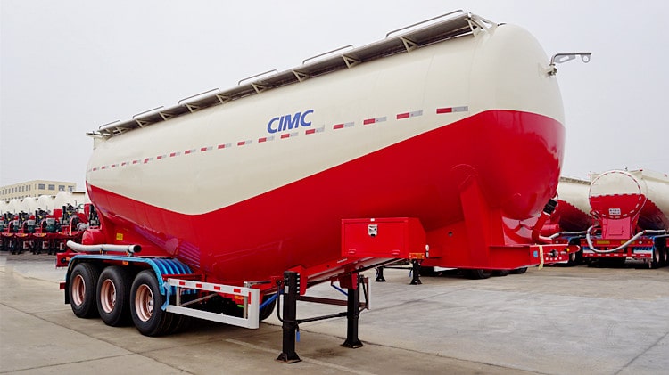 CIMC Tri Axle 35ton Powder Tanker Trailer for Sale in Sudan