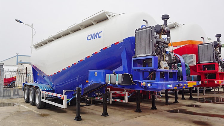 CIMC 3 Axle 50T Cement Bulker Trailer for Sale in Nigeria