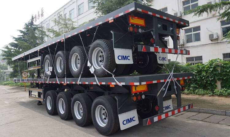 4 Axle Flatbed Container Trailer