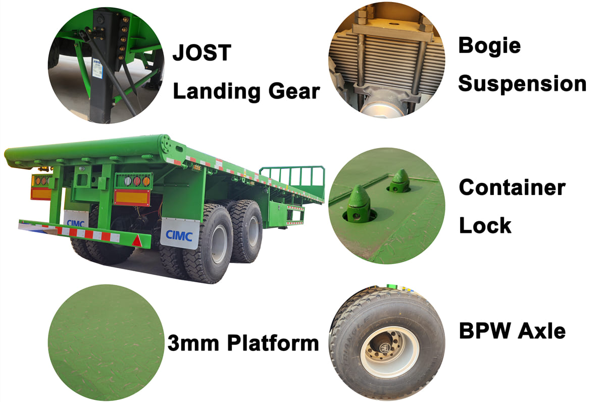 Common Uses of Flatbed Semi Trailers in Ghana