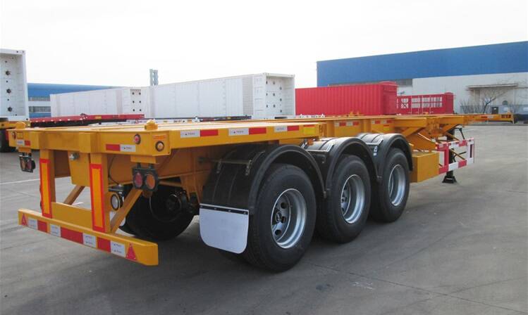3 axles 40' container chassis for sale