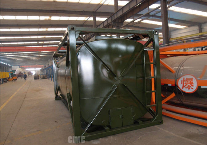 24000 liters cooking oil tank container