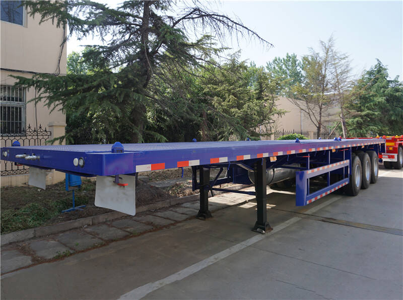 3 Axle Flatbed Tractor Trailer for Sale in Guyana - CIMC Trailers