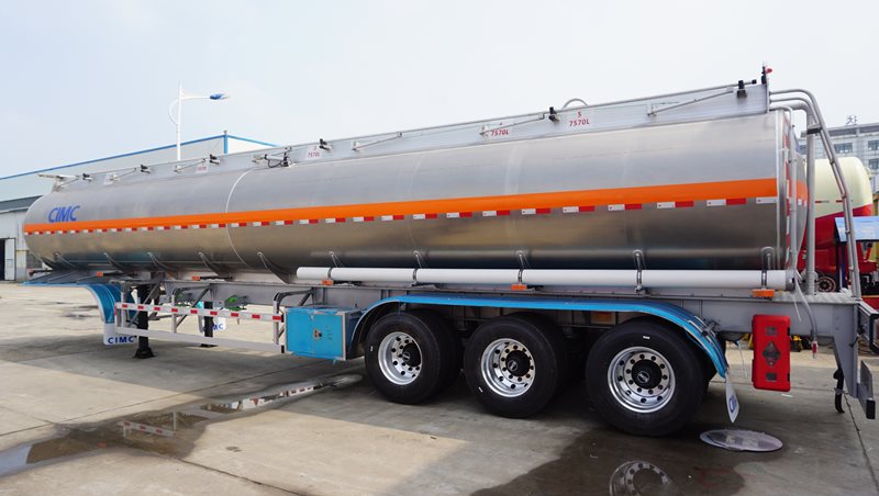 aluminum fuel tanker trailer