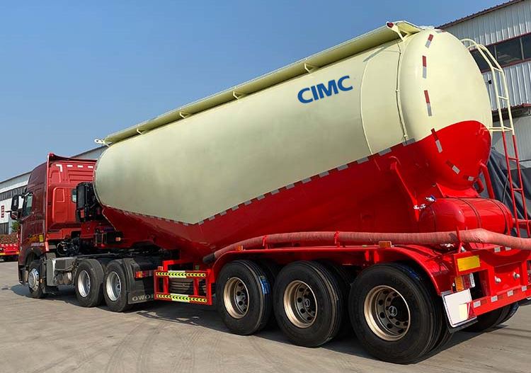 CIMC 60T Bulk Cement Tanker Trailer