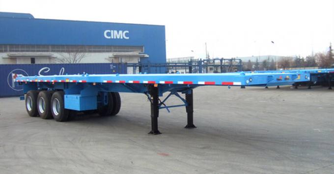 CIMC 3 Axle 40ft Container Flatbed Semi Trailer