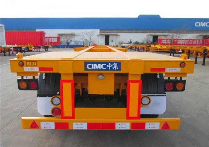 3 Axle 40ft Shipping Container Chassis Skeleton Trailer for Sale