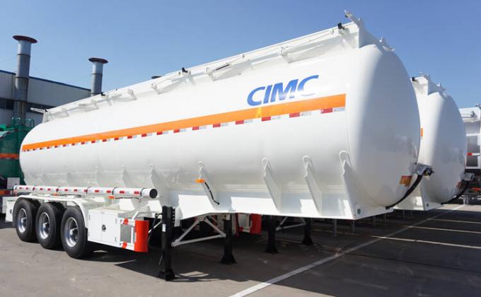 45 CBM Water Tank Semi Trailer Fuel Tanks for Sale - CIMC Trailers