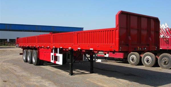 CIMC 3 Axle 40T Side Wall Container Or Cargo High Side Trailer For Sale