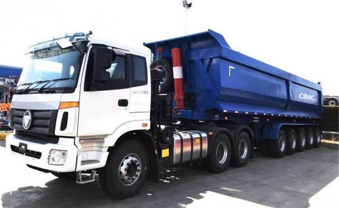 60T 35CBM CIMC Hydraulic Tipper Dump Semi Trailer For Sale