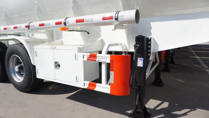 3 Axle 40000 Liters Stainless Steel Diesel Fuel Tank Trailer CIMC Manufacturer