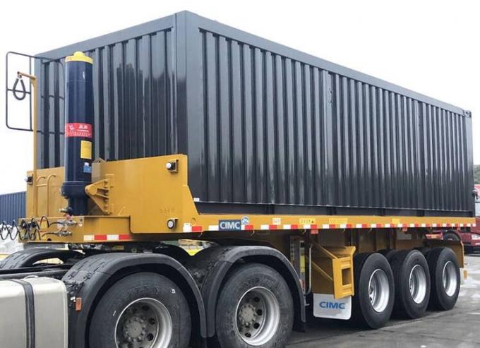 20 40Ft Container Tipper Dump Trailer For Sale-CIMC Manufacturer