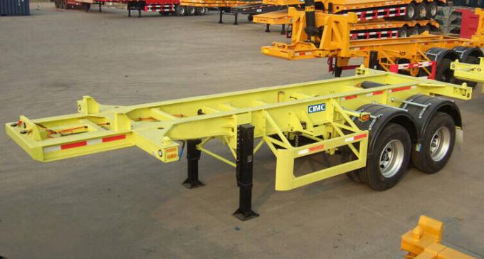 20ft Bogie Suspension Container Skeletal Trailer for Sale-CIMC Trailers
