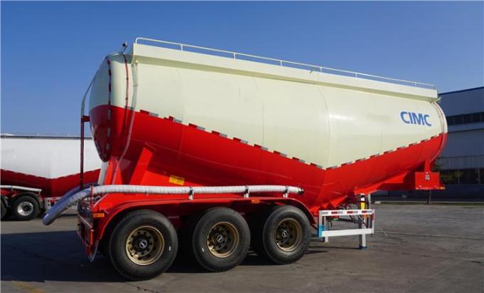 50-55cbm Powder Bulk Cement Tankers Truck for Sale-CIMC Manufacturer