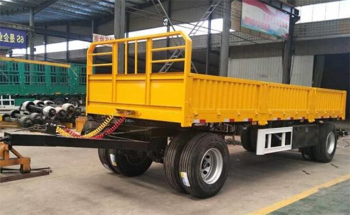 Drawbar Trailer Price For Sale With Sidewall-CIMC Manufacturer