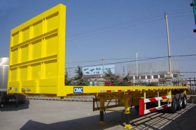 3 Axle Shipping Container Flatbed Semi Trailer for Sale - CIMC Trailers