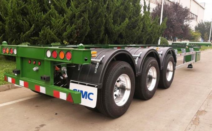 53 Feet Skeletal 2 Axle Q345B Terminal Trailer Chassis
