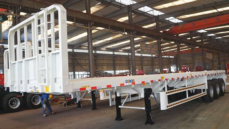 CIMC 3 Axle 40 Feet Flatbed Semi Trailer