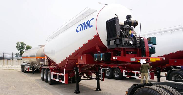 Tri Axle Bulk Cement Tanker Trailer for Sale