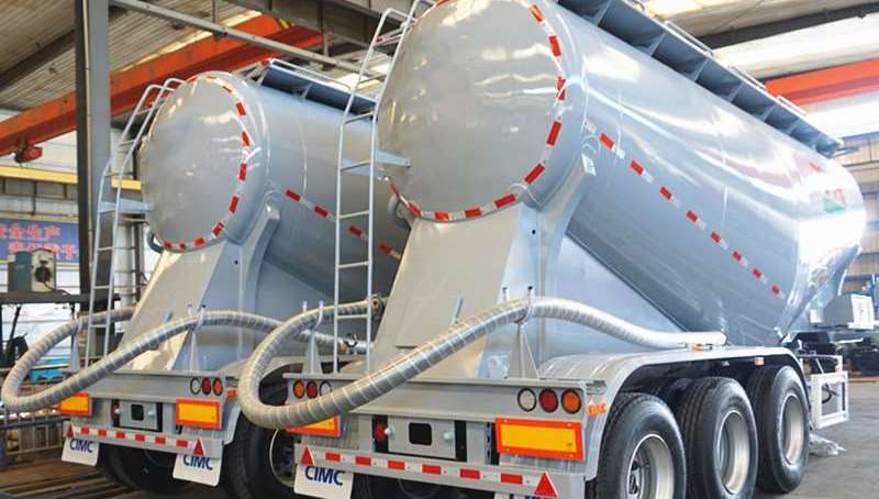 CIMC 3 Axle Silo Bulk Cement Tanker Trailer