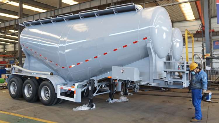 CIMC 3 Axle Silo Bulk Cement Tanker Trailer