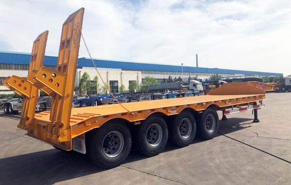 4 Axle 100 Ton Low Loader Trailer for Sale