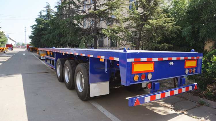 Tri Axle Flat Deck Trailer for Sale-CIMC Manufacturer