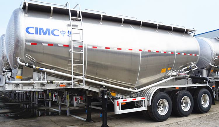 CIMC Aluminium Alloy Cement Trailer for Sale